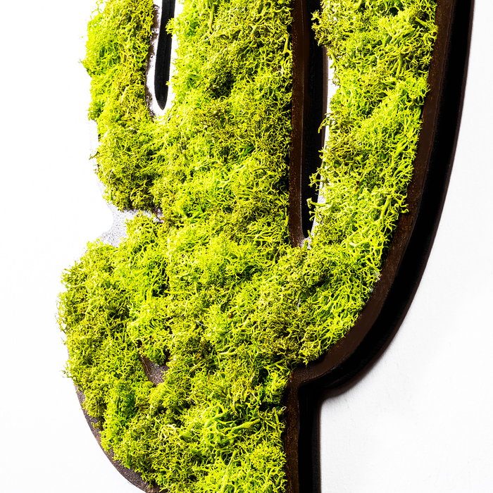 Wallity Cactus Accesorio decorativo de pared Verde y Blanco